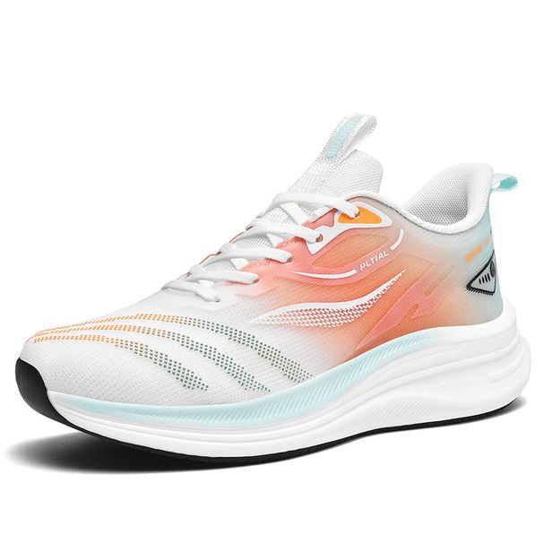 Shock-Absorbing Carbon Board Men's Trend Flying Woven Sports Lightweight Marathon Running Body Testing Shoes_vogvips.com