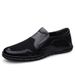 Men's Net Shoes Casual Soft Sole The Elderly Father Shoes Casual Men's Shoes Round Head Lace-up_vogvips.com