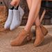 2025 New Short Side Zipper Square Heel Pointed Toe Women's Large Size Martin Boots_vogvips.com