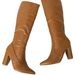 666-10 Women's Long Boots Pointed Toes, Thick High Heels, With A Comfortable, Warm, And Elegant Zipper At The Back_vogvips.com