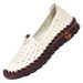 Mom's Shoes Spring And Summer Sandals Women's Casual Shoes Leather Not Tired Feet Beef Tendon Flat Women's Shoes Comfort_vogvips.com