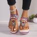 New Fashion Trend Pinched Elastic Platform Platform High Heel Comfortable Plus-size Sandals_vogvips.com