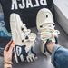 ShoeVault Men's 2025 New Summer Breathable Mesh Casual White Sneakers Student Niche Original Versatile Sports Trendy Shoes_vogvips.com