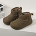 Children's Shoes Winter New Style Boys And Girls Casual Mid Tube Cotton Boots Fashion Big Kids Suede Snow Boots Children's Shoes_vogvips.com