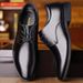 Suit Groomsmen Black Business Formal Winter Plush Student Casual Leather Men's Wedding Shoes_vogvips.com