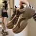 Ins Korean Style New High-Top Dad Shoes For Women 2025 Spring Student Running Sports Thick-Soled Height-Increasing_vogvips.com