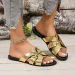 Sandals Women Wedges Summer Slides Slippers Beach Shock Absorption Breathable Sports Work Flexible Leisure Pool Luxury_vogvips.com