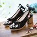 Single Women's Square High Heels, Shallow Mouth Embroidery, Sexy Single Shoes, Wedding Tea Clothes, Hanfu_vogvips.com