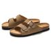 Ruizu 2025 New Spring/Summer Men's Cork Slippers Women's Sandals Student Beach Trendy Loose Shoes_vogvips.com