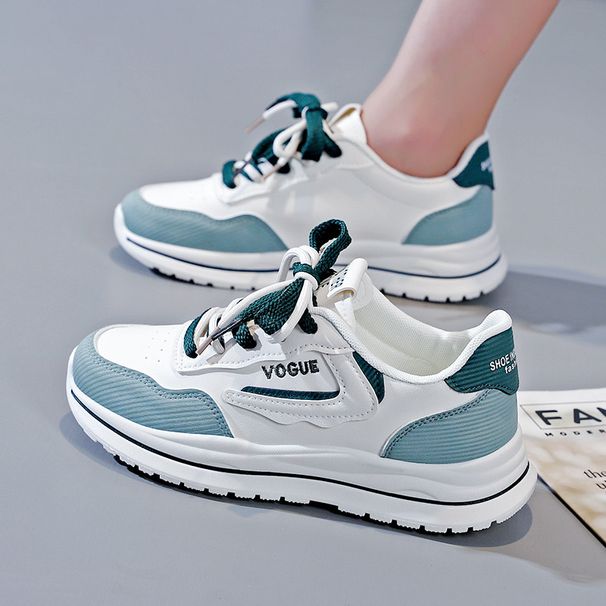 Lightweight Running For Women, 2026 Spring New Stylish Student Soft-soled Popular Casual Shoes, White Sneakers 5803_vogvips.com