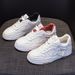 Women's Trendy White Sneakers Versatile Style Platform Shoes For Summer_vogvips.com
