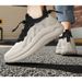 Men's With Fly-knit Mesh Upper, Summer Breathable, Lightweight, Soft-soled, Slip-on Casual Running Shoes In Stock_vogvips.com