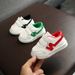 Spring And Autumn 0-3 Years Old 2 Baby Toddler Boys Sports Girls' White Breathable Infant Board Running Shoes_vogvips.com