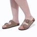 Comwarm Fashion Women's Suede Mules Slippers Men Clogs Cork Insole Sandals With Arch Support Outdoor Beach Slides Home Shoes_vogvips.com