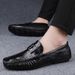 Doudou Men's Shoes Style Men's Casual Leather Shoes Lazy Soft Sole Driving Love_vogvips.com