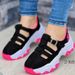 In-stock Large-size Women's Sandals Spring And Autumn New Model Round-toe Thick-soled Low-top Buckle_vogvips.com