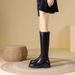 Star Style High With Thick Heels And Platforms, Sizes 32-34, Fleece-Lined, Over-the-Knee, Plus Size, Wide Martin Boots_vogvips.com