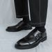 Men's Casual Leather New Cross-border Foreign Trade Business Shoes, Stylish Large-size Slip-on Dress Shoes Men,_vogvips.com