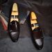 Voyage Italian Calfskin New Loafers Business Korean Style Leather Shoes Men's British Casual_vogvips.com