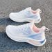 Pull Back Sports Summer New Lightweight Soft Sole Women's Student Breathable Mesh Shock Absorbing Running Shoes_vogvips.com