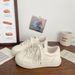 2026Dopamine Korean Style Star Sneakers Women's Thick-Soled Trendy White Shoes_vogvips.com