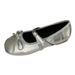 Women's Flat Shallow , New Autumn 2025 Model, Soft-soled Loafers To Match Skirts Silver JK Mary Jane Small Leather_vogvips.com