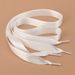 Shoe Accessories faced polyester satin smooth lace silk satin wide flat webbing shoelaces_vogvips.com