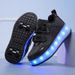 MaiSuHoo Inline Double Row Wheels, Transformable Shoes, Skates, Roller Shoes For Kids_vogvips.com