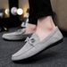 Men’s Shoes Autumn Men's Shoes Casual Shoes Cloth Shoes Toad Shoes Men's Slip On Lazy Shoes Large Size 46 Trendy Shoes Loafers Men_vogvips.com