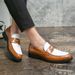 Men's Low-top Fashion Shoes Plus Size Black And White Color Matching Shoes_vogvips.com