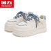 Huili WXY-M673Y White Sneakers, 2025 New Model, Thick-soled, Height-increasing, Popular Autumn Style, Versatile Women's Shoes For Students_vogvips.com