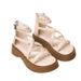Popular Platform Sandals For Women, Summer 2024 New French Style, High-end Black Retro Beach Roman Shoes_vogvips.com