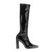 Kendall Jenner Style 2025 Autumn Winter New Square Toe Tube Riding Leather Long Women Thick Heel Stretch Slim Boots_vogvips.com