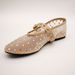 2024 Cross-Border Trade Mesh Rhinestone One-Strap Shallow Mouth Sandals Round Toe Mary Jane Flat Ballet Shoes For Women_vogvips.com