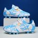 Soccer Shoes Kids Teen Velcro Student Long Spike Broken Spike Flat Spike Sole Low Top Sports Training Shoes_vogvips.com