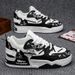 1 Pair Of Men's Casual Sneakers, Stylish And Comfortable, Suitable All Seasons, Geometric Design, Ideal For Outdoor_vogvips.com