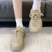Dad For Women Spring New Ins Trend Genuine Leather White Shoes Women's Sports Casual Sneakers_vogvips.com