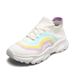Spring New Korean Breathable Flyknit Women's Couple Sports Female Student Running Shoes_vogvips.com