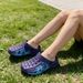 Men's High-End Color-Blocked Clogs, Soft-Soled Beach Shoes For Men And Women, Summer Non-Slip And Breathable_vogvips.com
