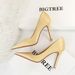 3391-6 European And American Style Fashion Simple Ultra High Heel Stiletto Shallow Mouth Pointed Toe Sexy Nightclub_vogvips.com