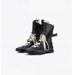Cowhide Version~ Internal Height Increase Short Martin Petite Boxing Boots For Women, Versatile Suede Lace-up Ankle_vogvips.com