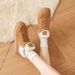 Fleece High-top Casual Shoes Women's Warm Sneakers Student Cotton Shoes_vogvips.com