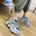 Dad Women Spring And Autumn New Style Internet Celebrity Student Thick Bottom Height Increasing Casual Sports Shoes_vogvips.com