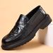 Correct Logo 1 Top Layer Cowhide Autumn New Business Casual High-end Genuine Leather Thick-soled Single Men's Shoes_vogvips.com