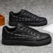 SHLIANG Men's Casual Leather Shoes Non-slip Sports Shoes Fashion Comfortable Sneakers Male Flat Slip-on Casual Shoes SB147_vogvips.com