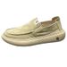 Slip-on Canvas Shoes For Men, New Summer Breathable Fisherman Shoes, Trendy Linen Casual Driving Loafers_vogvips.com