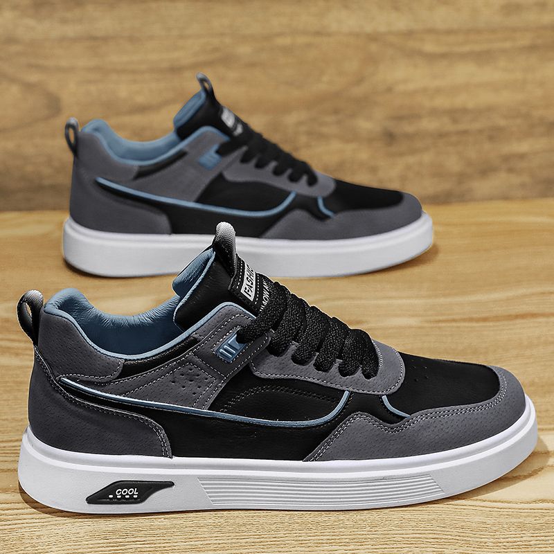 Men's Low-Top Casual Sports Fashion Basketball Sneakers Street Style Skateboarding Shoes For Teens_vogvips.com