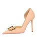 626-K9 European And American Style Nightclub High-heeled Shoes, Stiletto Heel, Shallow Mouth, Pointed Toe, Side Cutout,_vogvips.com