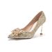 Upscale Lingerie French Heels, Women's Size Bridal Shoes_vogvips.com