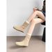 2026 French Retro Slip-On Short For Women Autumn Winter New Fashion Versatile Matching With Skirts Two-Way Casual_vogvips.com